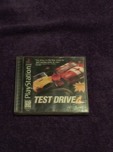 Test Drive 4 (Sony PlayStation 1 PS1 (1997) Black Label I#015