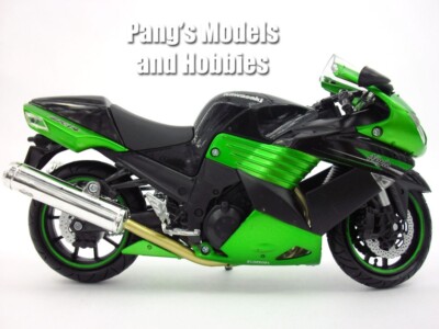 2011 Kawasaki Ninja ZX-14 1/12 Scale Diecast Metal Model by
