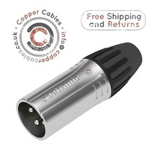  5 Pack SEETRONIC 3 Pin Male XLR SCMM3 Microphone Balanced DMX Speaker