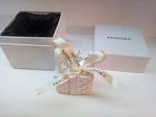 Pandora Porcelain "Holiday Gift Box" 2016 Limited Edition Christmas Ornament-Box