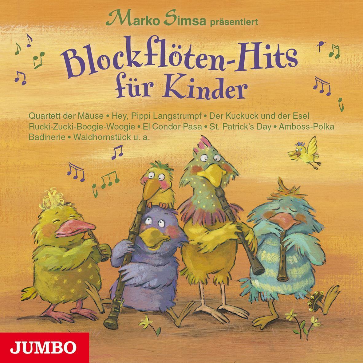 Thumbnail - Blockflöten-hits Für Kinder | Simsa Marko | Audio-cd | 50 Min. |