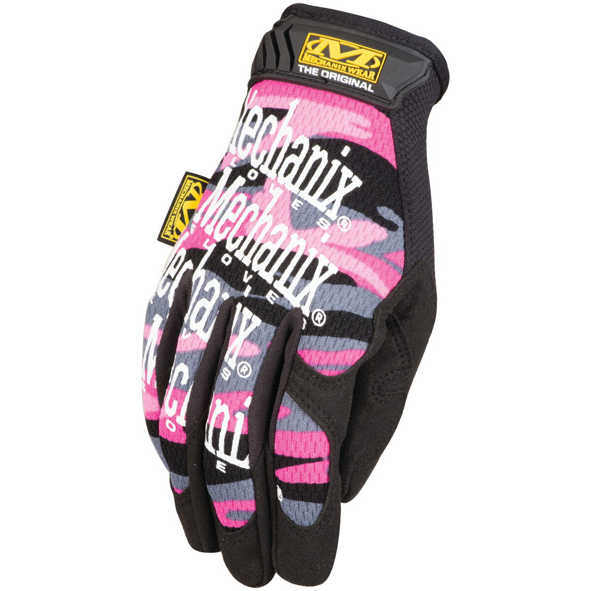 Mechanix Wear Mujeres Original Guantes Trabaja TrekDry Cuero Sintético Pink Camo