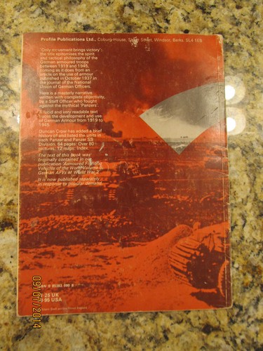 PANZER DIVISIONS OF WORLD WAR 2 - PROFILE PUBS , PRINTED ENGLAND SNELL - Imagen 3 de 5
