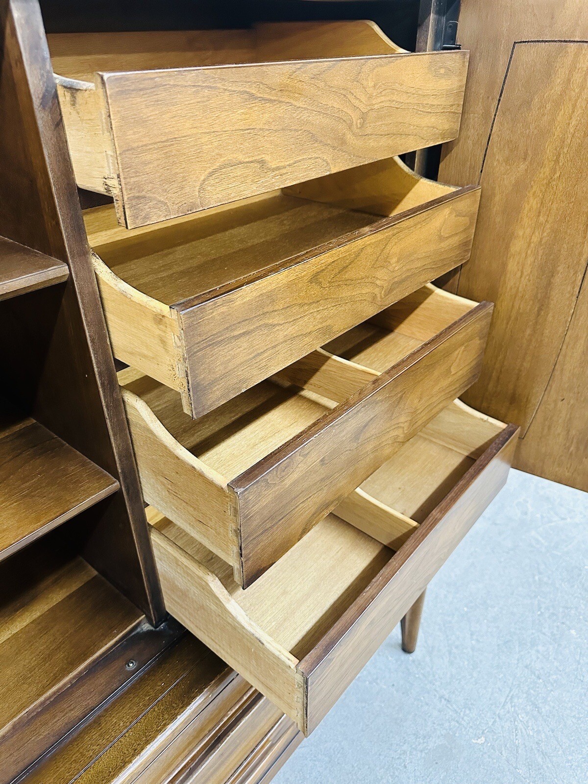 MidCentury Modern Broyhill Emphasis Walnut Gentleman’s Chest