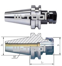 MAS BT40 Spannzangenfutter ER Fr&auml;serspannfutter Werkzeughalter ER16 ER25 ER32