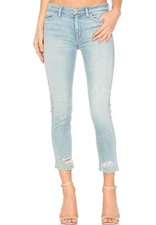 $215 NWT HUDSON Sz27 SAVY CROP MIDRISE STRAIGHT STRETCH JEANS REVOLUTIONARY 