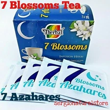 7 Azahares Tea / 7 BLOSSOMS Te Caffeine Free 25 bags Therbal Te de Noche
