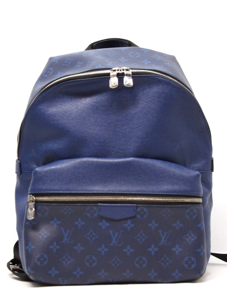 LOUIS VUITTON Taiga Monogram Discovery Backpack PM Yellow 1252885