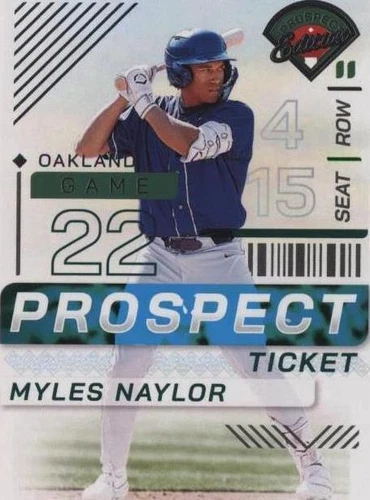 2024 Panini Prospect Edition - Myles Naylor #99