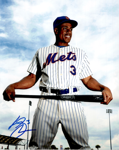 CURTIS GRANDERSON Signed 8x10 Photo New York Mets Autographed