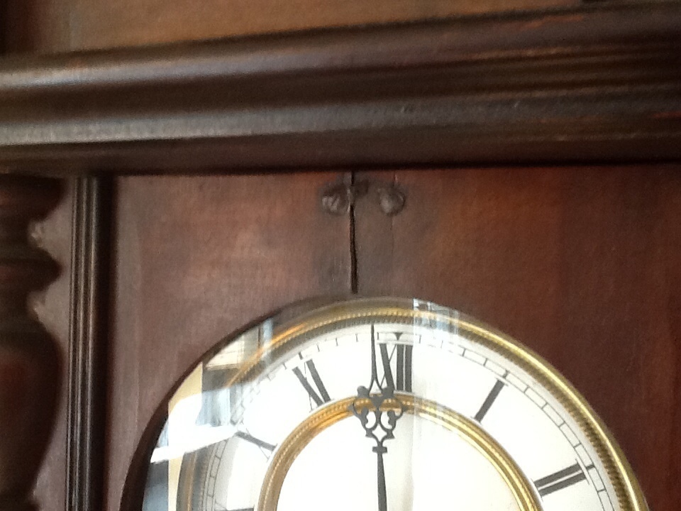 Antique German Pfeilkreuz Wall clock with R=A Pendulum c.1900 eBay