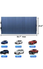 Retractable Windshield Sun Shade for Car, Cordless Cellular Sun Visor Protector