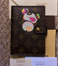 S/S 2003 Louis Vuitton x Takashi Murakami Panda Monogram Agenda Wallet