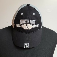 CHICAGO WHITE SOX EST 1901 Black Grey Baseball Hook N Look Hat Cap Fan Favorite