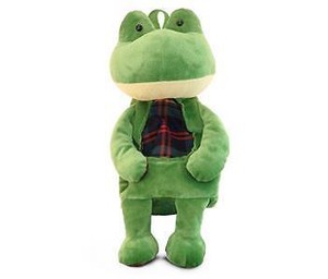 plush frog backpack