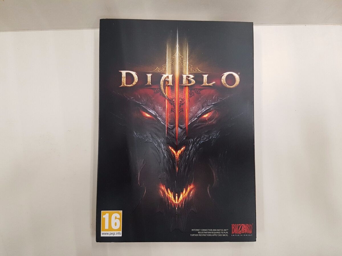 Diablo III 3 Cover Carton Box and Cd BOX Case only no Game Code