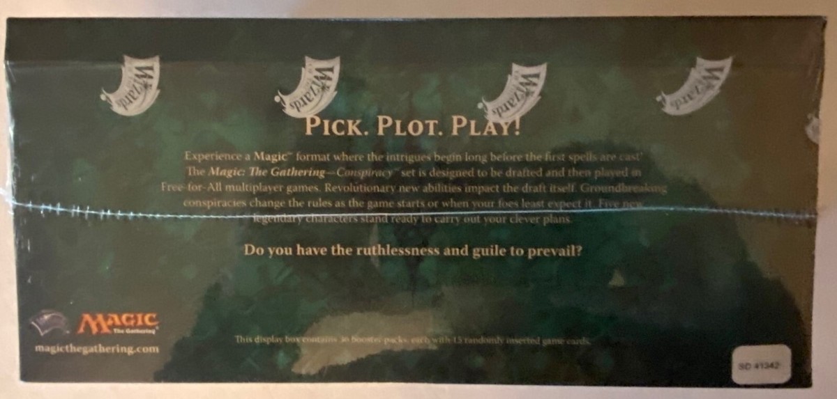 mtg conspiracy 2 booster box (36ct) (CNS) : Toys & Games Take the Crown followed up on the original Conspiracy set from 2014 and introduced new cards that affect the draft itself as well as new Conspiracies 2 x MtG Magic the