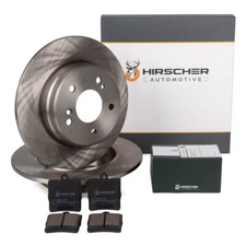 HIRSCHER Bremsscheiben &Oslash; 278mm + Bremsbel&auml;ge f&uuml;r MERCEDES W203 CL203 C209 hinten