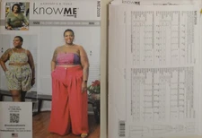 McCalls know ME 2028 - Women's Crop Top, Shorts and Pants by: Mimi G.