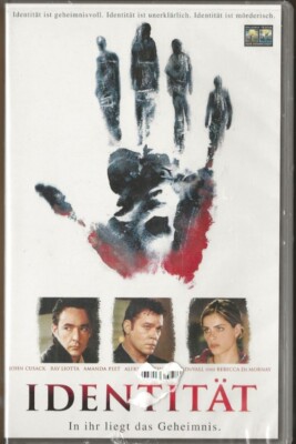 John Cusack-Ray Liotta - Identität- VHS Videokassette - FSK 16 - NEUWARE!