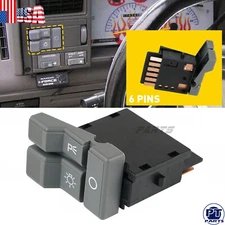New Gray Headlight Dome Light & Dimmer Switch Control for 90-94 GMC Chevy Truck