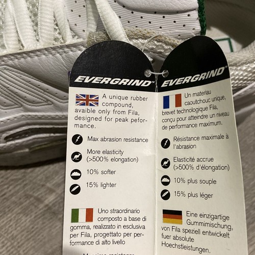 FILA Wimbledon Championship W US6.5 Evergrind Offical Ball Girl Tennis Shoes NEW - Picture 5 of 11