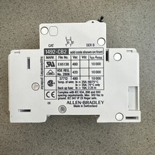 Allen Bradley 1492-CB2H500 Circuit Breaker 20A G 200 Ser B