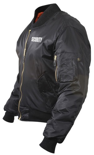 Rothco MA-1 Flight Jacket With Security Print - Picture 2 of 3
