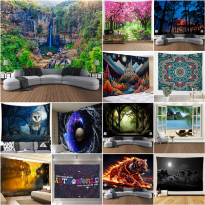 Große Gothic Landschaft Schönheit Wandbehang Wandteppich Tagesdecke Hintergrund