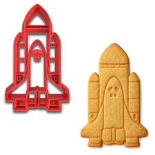 Mighty Gadget Space Shuttle Takeoff Cookie Cutter 4" Tall