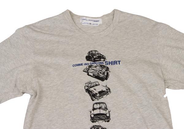 COMME des GARÇONS SHIRT s/s shirt Distressed Seam Detail Shirt in Black – SVRN