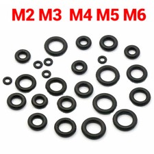 Black Rubber Seals O-Ring Seals High Temperature Sealing SiliconeM2 M3 M4 M5 M6