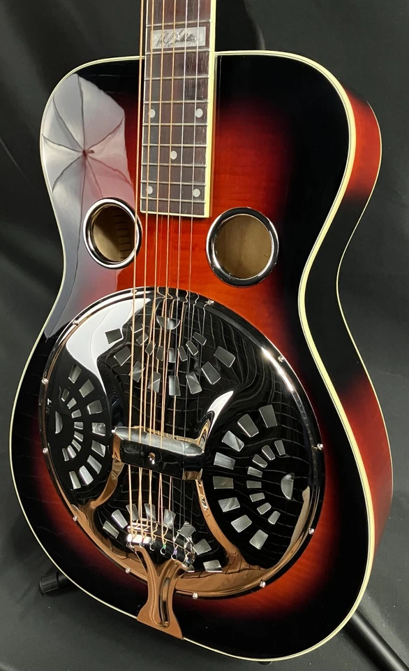 Guitarra Resonadora Cuello Cuadrado Recording King RR-75PL-SN Phil Leadbetter Signature Foto 4 de 4