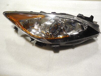CLEAN 2010-2013 MAZDA 3 RIGHT HEADLIGHT HALOGEN  HEADLIGHT GENUINE OEM NICE