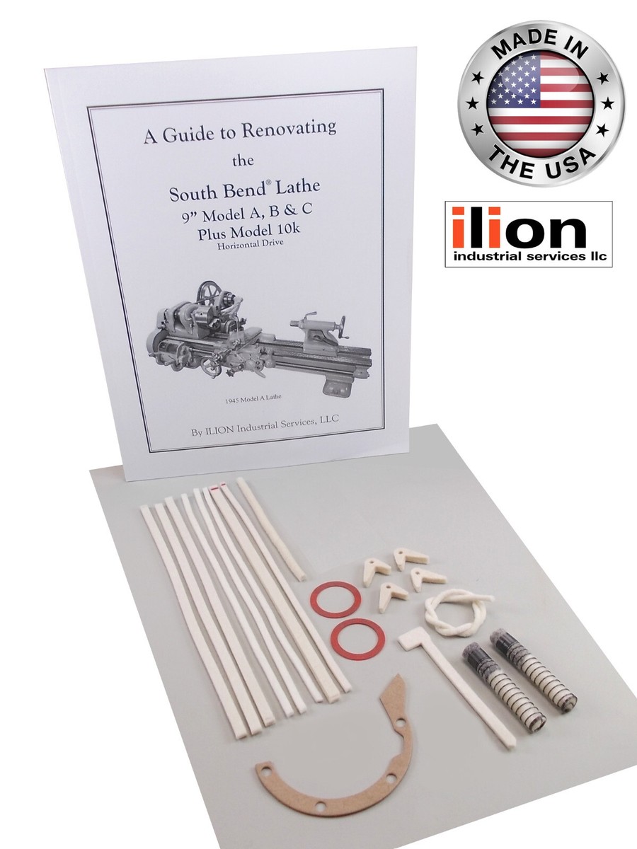 Lathe Restoration Manual South Bend Lathe 9 Model A UMD Rebuild Manual ...