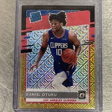 2020-21 Panini Donruss Optic - Rated Rookie Daniel Oturu #183 Choice Black Gold