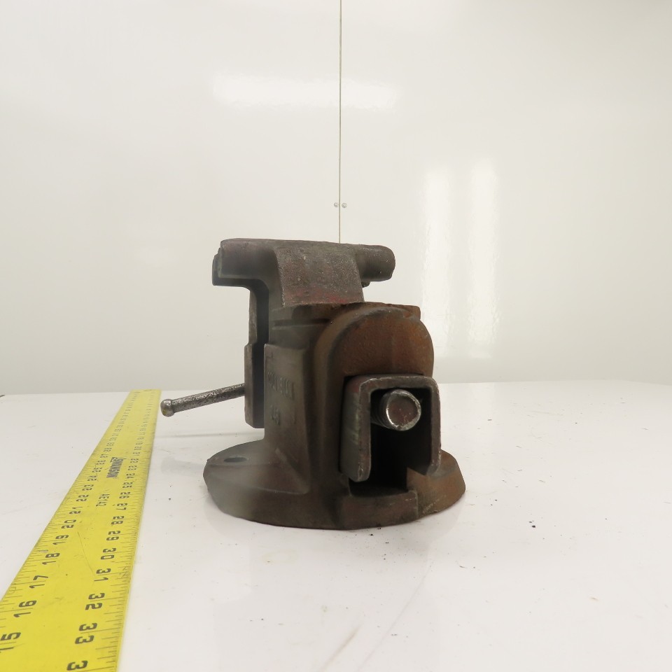 Columbian D46 6" Steel Jaw Stationary Machinist Bench Vise 7" Open USA Made