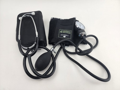 #ad Veridian Healthcare Self Taking Blood Pressure Home Kit With Arm Cuff 01 5501 $9.99