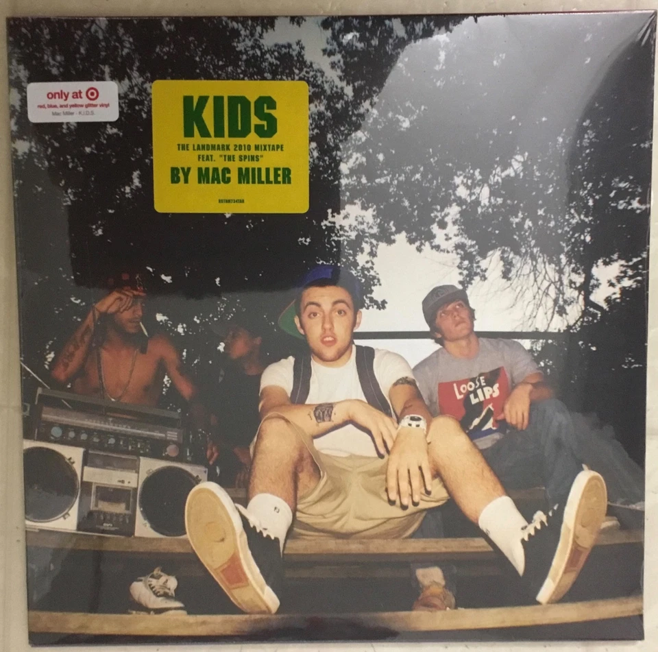 Mac Miller - KIDS 2LP, Red/Blue/Yellow Glitter vinyl. - Image 2 of 3