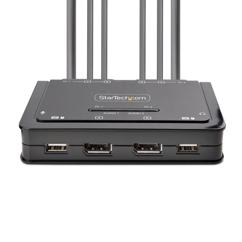 StarTech.com C2-DD46-UA2-CBL-KVM Tastatur/Video/Maus (KVM)-Switch Schwarz - Bild 5 von 5