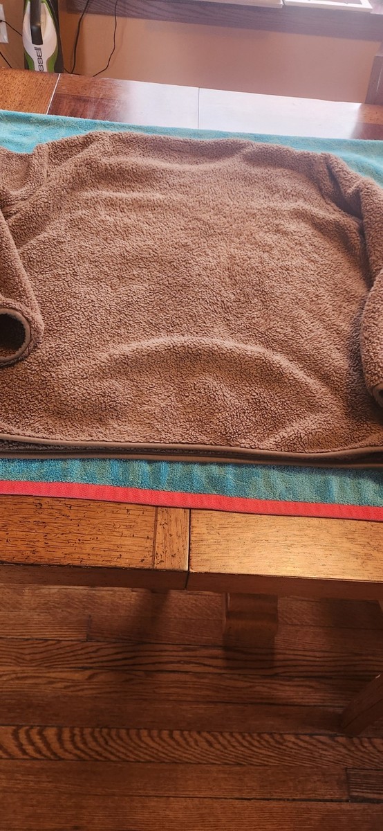 Uniqlo Engineered Garments warm fleece sweater Mens SZ LARGE Excellent Brown View 3