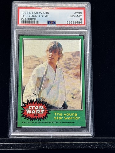 1977 Topps Star Wars #239 The young star warrior