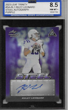 2023 Leaf Trinity Riley Leonard RC Auto Steel Purple /35