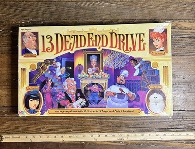 VINTAGE 13 Dead End Drive COMPLETE Milton Bradley 1993 90's Board Game READ DSCP