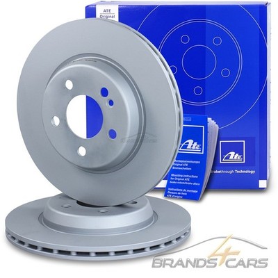 ATE 2x BREMSSCHEIBE Ø300 HINTEN FÜR MERCEDES C-KLASSE W205 CLS E-KLASSE W213