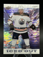 2020-21 Upper Deck Allure Leon Draisaitl Iced Out Red #IO-5 Oilers H601