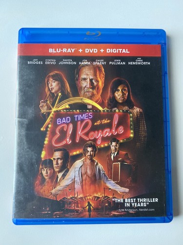 Bad Times At The El Royale (Blu-ray + DVD, 2018) Jeff Bridges, Jon Hamm