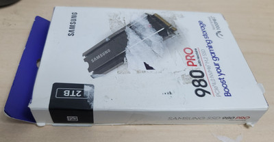 Samsung 980 Pro M.2 NVMe Gen 4.0 SSD with Heatsink 2TB low use