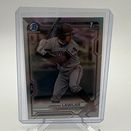 2021 1st Bowman Draft Chrome ~ Jordan Lawlar ~ Refractor ~ #BDC-194