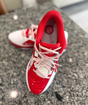 Nike Zoom Freak 5 Red/White Low Top Lace-Up Basketball Sneaker FV1933-600